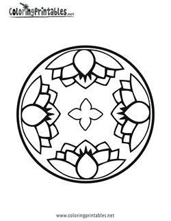 Coloring Pattern Coloring Page