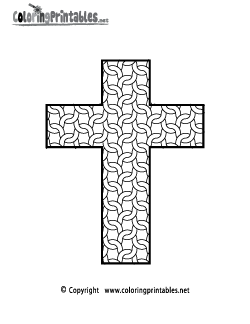 Complex Cross Coloring Page