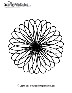 Floral Coloring Page