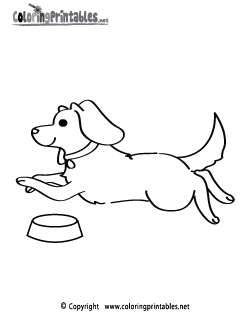 Dog Picture Coloring Page