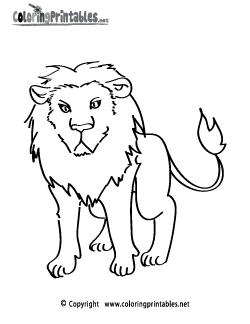 Lion Coloring Page