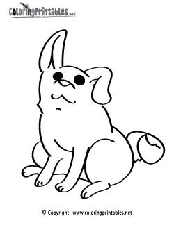 Puppy Coloring Page