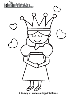 Princess Coloring Page