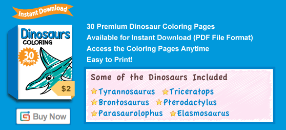 Collection of Premium Dinosaur Coloring Pages