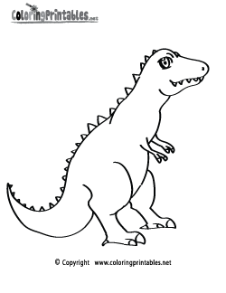 Dinosaur Coloring Page