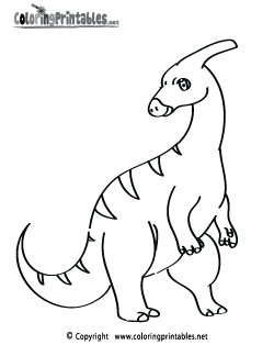 Fun Dinosaur Coloring Page