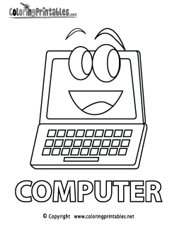 Computer Coloring Page