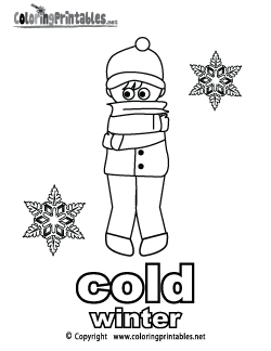 Adjectives Coloring Page