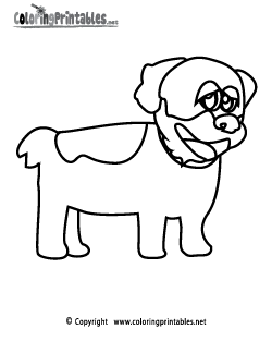 Dog Coloring Page