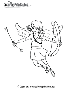 Cupid Coloring Page