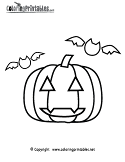 Halloween Coloring Page