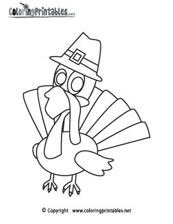 Happy Thanksgiving Coloring Page