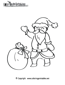 Santa Claus Coloring Page