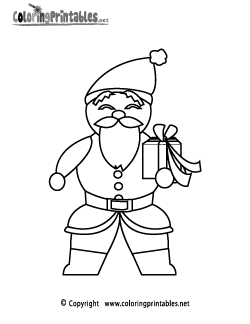 Santa Coloring Page