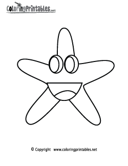 Starfish Coloring Page