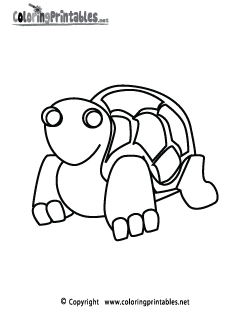 Turtle Coloring Page