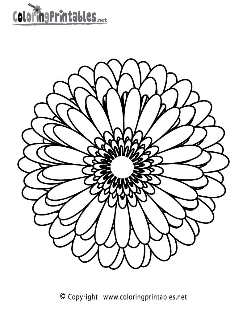 Abstract Coloring Page Printable.