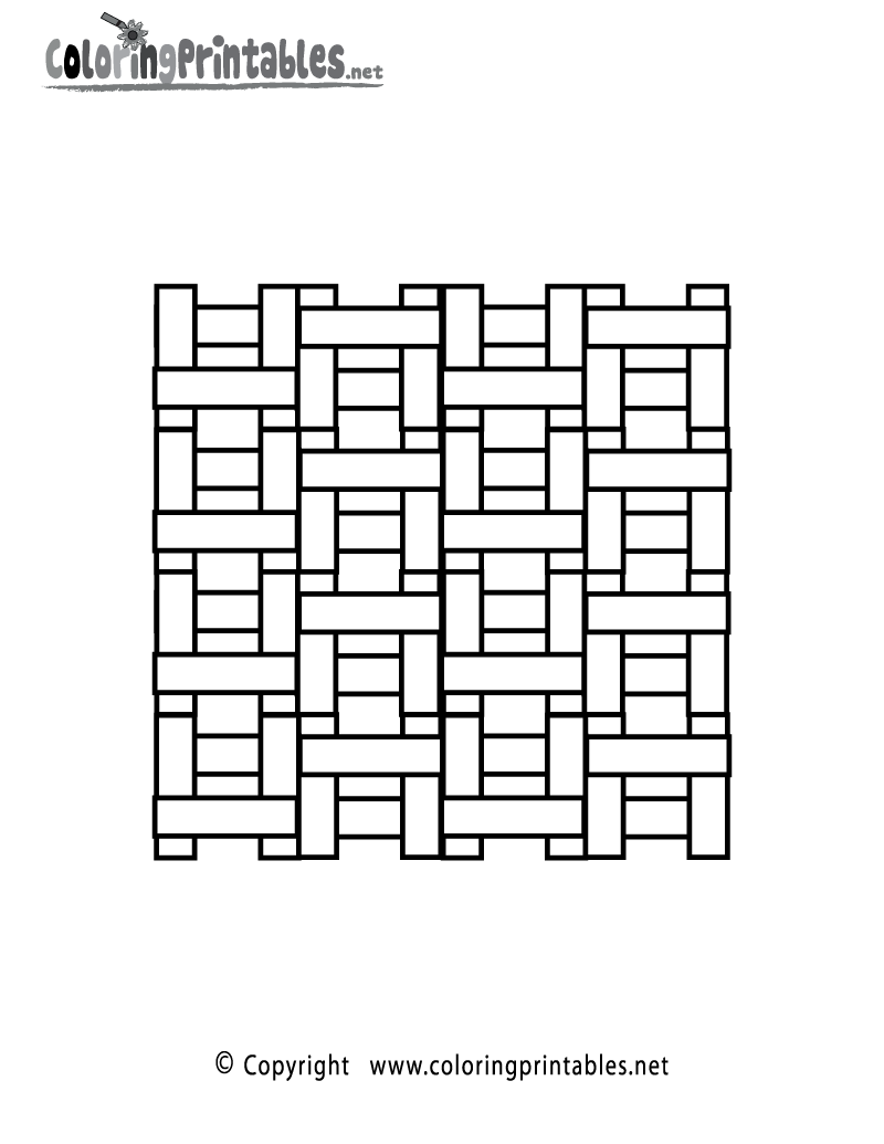 Pattern Coloring Page Printable.
