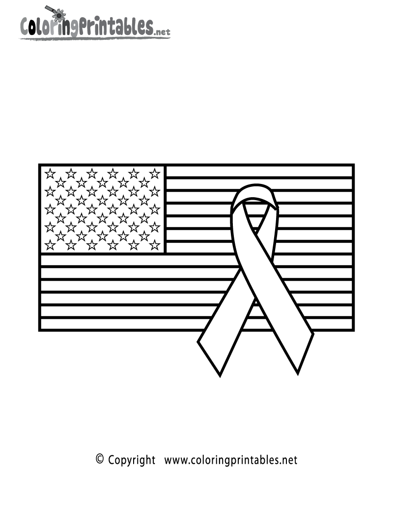 Veterans Day Coloring Page Printable.