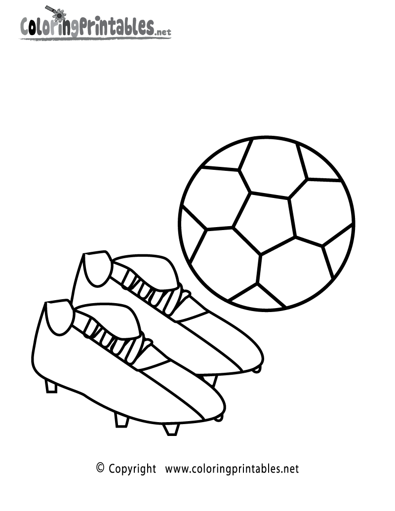 Download Soccer Ball Coloring Page - A Free Sports Coloring Printable