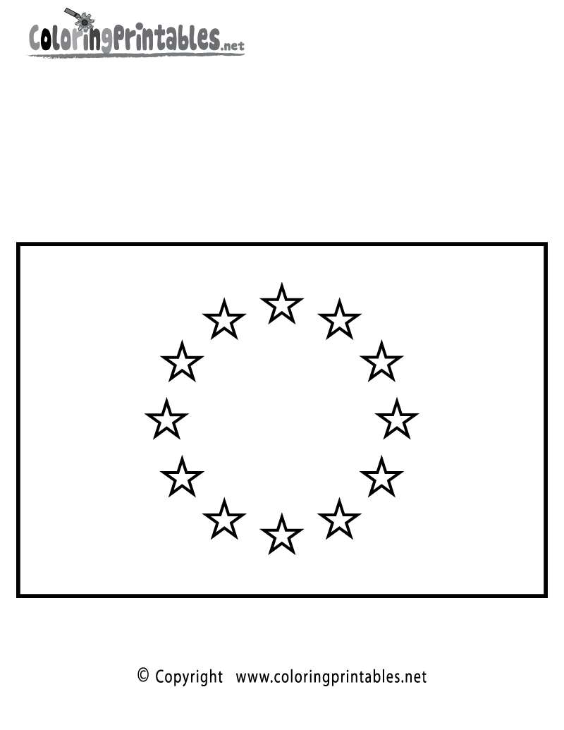 453 Simple Union Flag Coloring Page with disney character