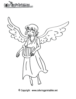 Angel Coloring Page