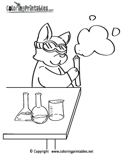 Chemistry Coloring Page