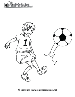 soccer coloring pages for boys