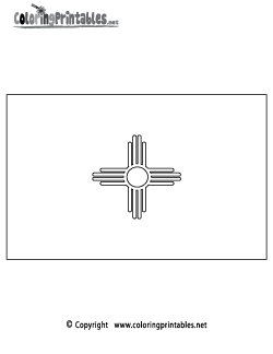 New Mexico Coloring Page